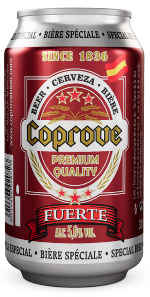 Cerveza Coprove 5,6% española para importadores internacionales