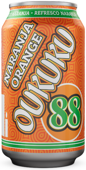 Refresco Oukuku Naranja español para exportación