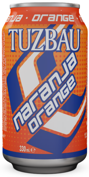 Refresco Tuzbau Naranja, refrescos españoles para importadores y distribuidores