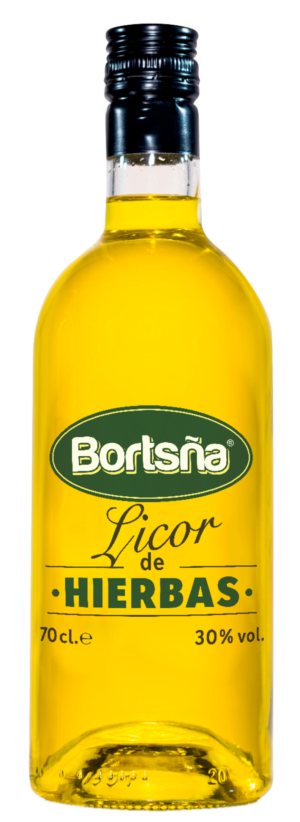 Licor de hierbas Bortsña español para exportación internacional