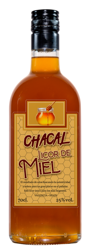 Licor de miel Chacal español para exportación mayorista