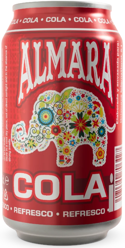 Refresco Almara Cola español para exportación