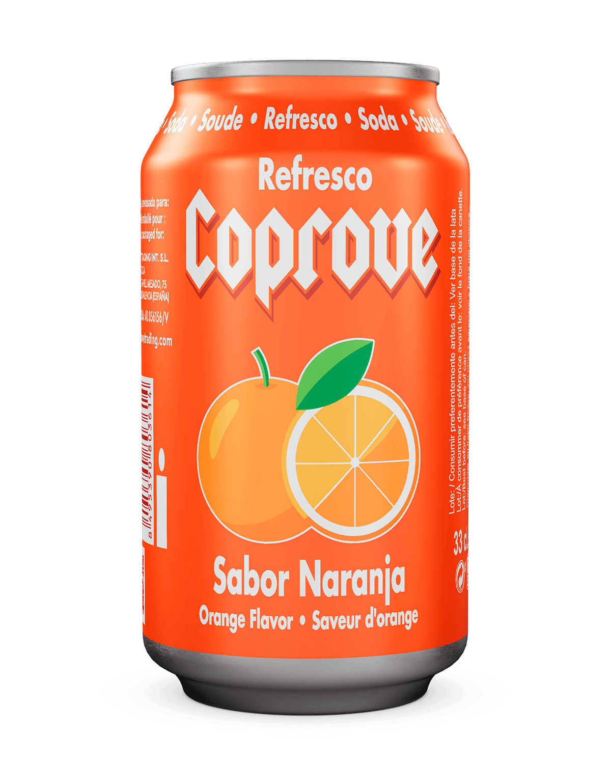Refresco Coprove Naranja español para exportación | Coprove Trading